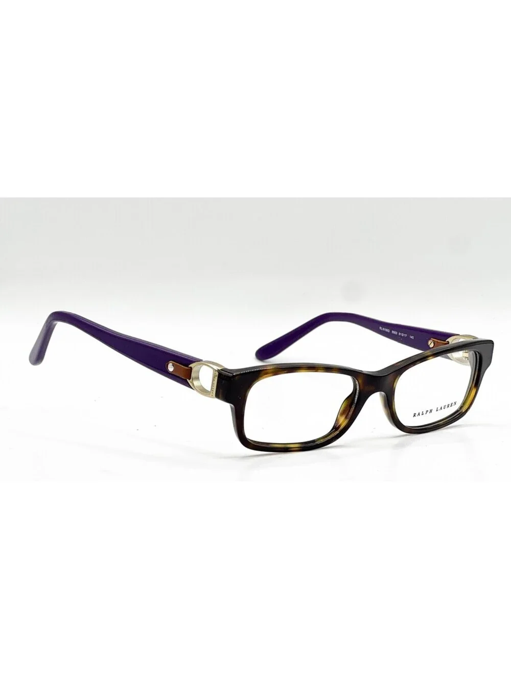 Ralph Lauren RL 6106Q 5003 Dark Havana Full Rim Eyeglass Frames 51-17-140